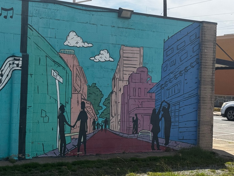 mural in Greenville by artist unknown.