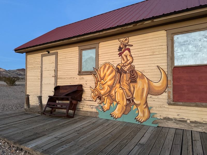 mural in Beatty by artist unknown.