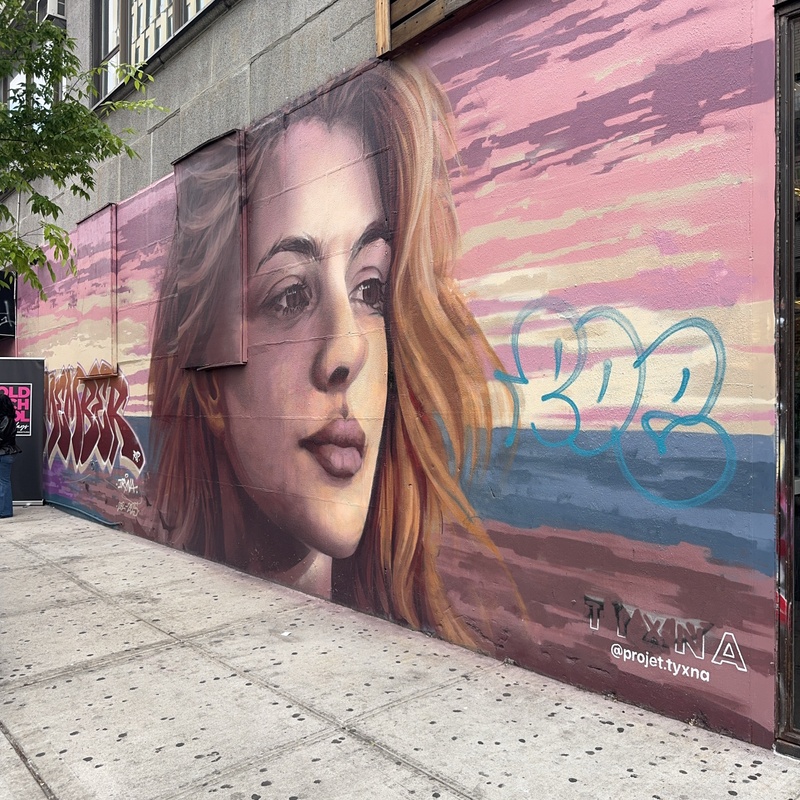 mural in New York by artist unknown.