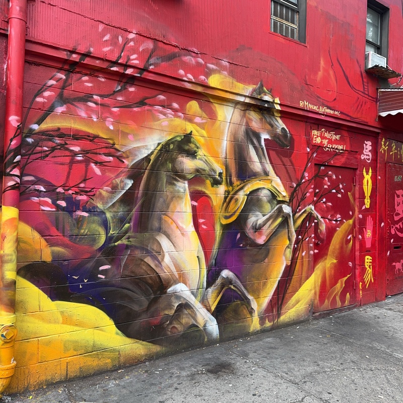 mural in New York by artist unknown.