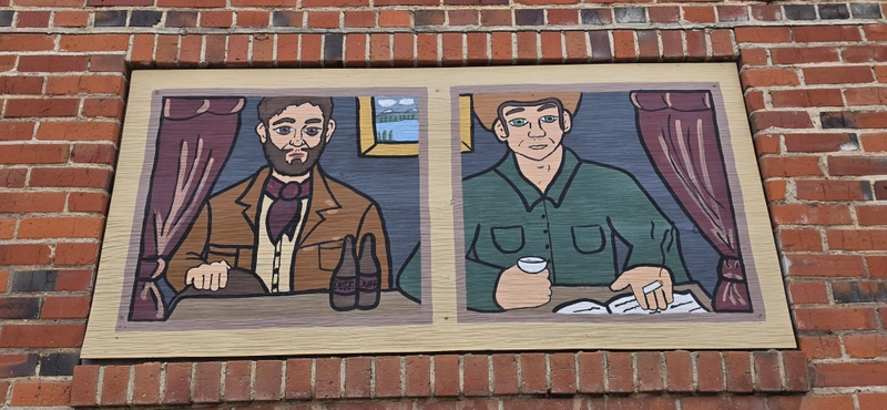 mural in Dawson Creek by artist unknown.