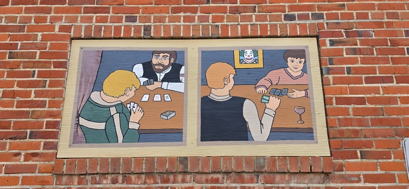mural in Dawson Creek by artist unknown.
