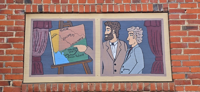 mural in Dawson Creek by artist unknown.
