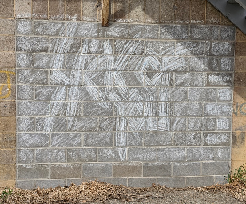mural in Dawson Creek by artist unknown.