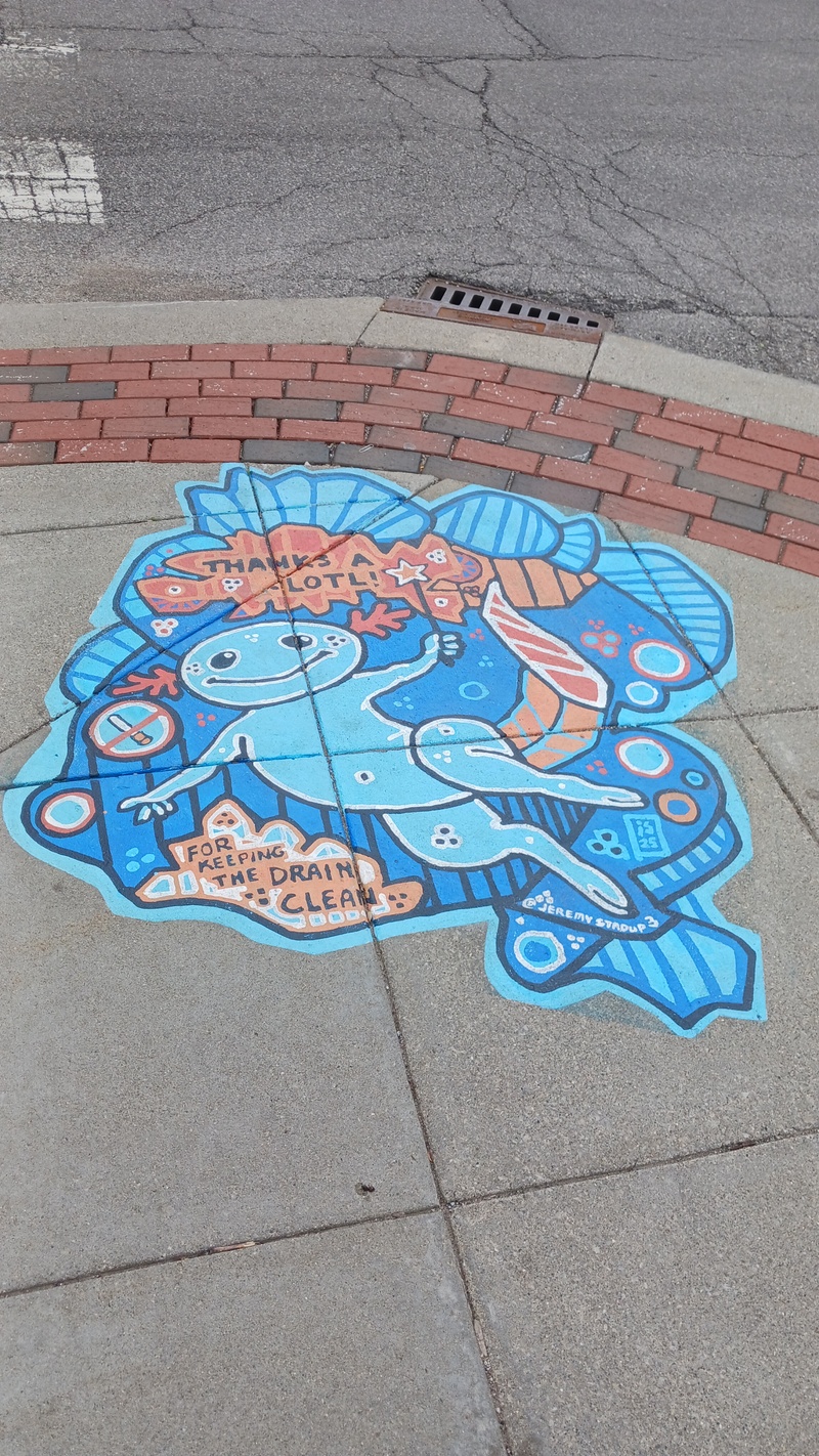 mural in Fort Wayne by artist Jeremy Stroup.
