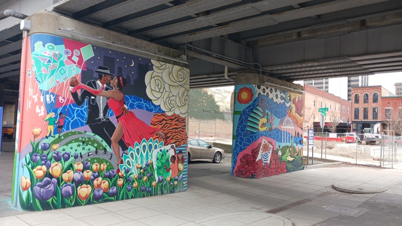 mural in Fort Wayne by artist Erin Salyers.