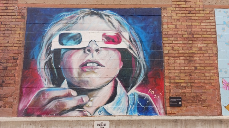 mural in Fort Wayne by artist Jeff Pilkinton.