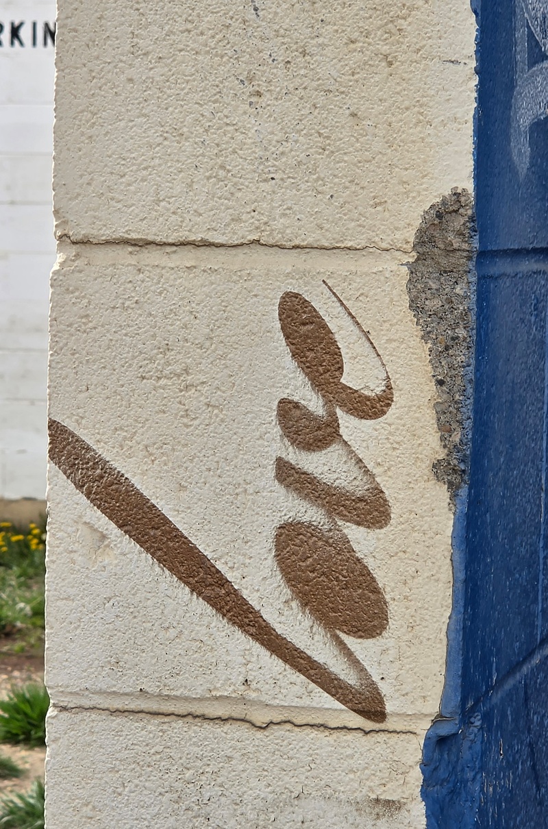 mural in Dawson Creek by artist unknown.