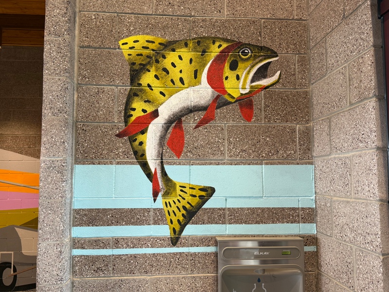 mural in Frisco by artist unknown.