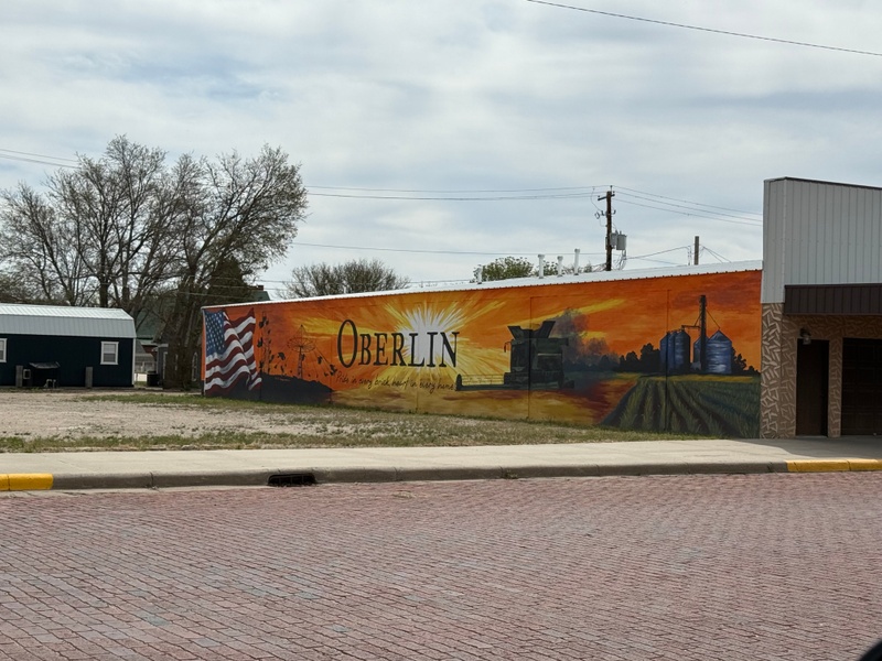 mural in Oberlin by artist unknown.