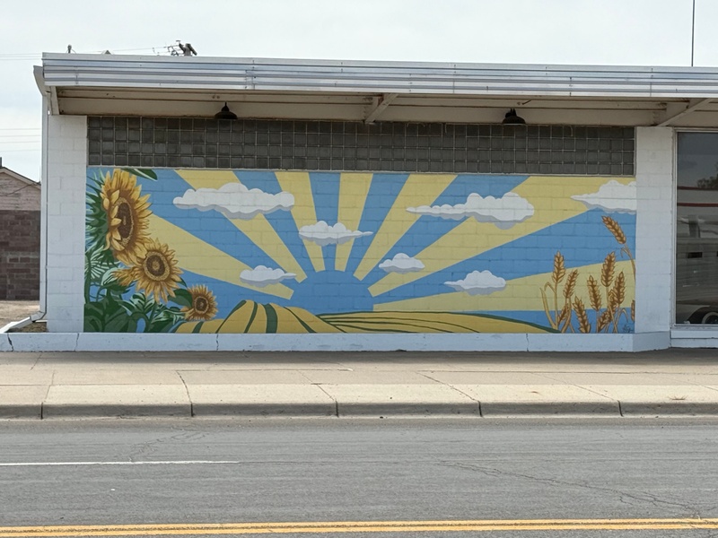 mural in Penokee by artist unknown.