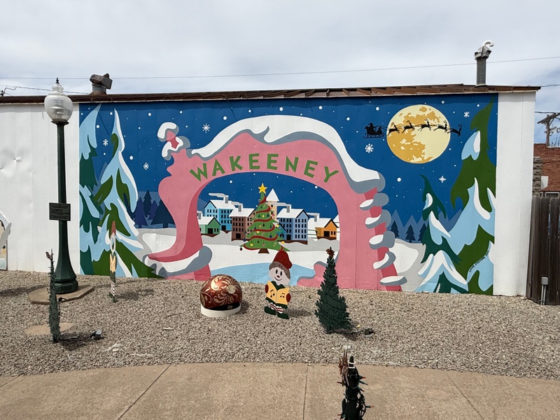 mural in WaKeeney by artist unknown.