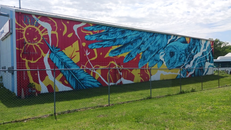 mural in Lafayette by artist unknown.