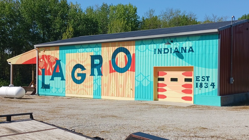 mural in Lagro by artist unknown.
