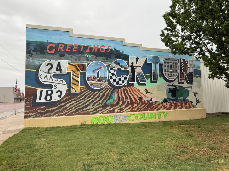 mural in Stockton by artist unknown.