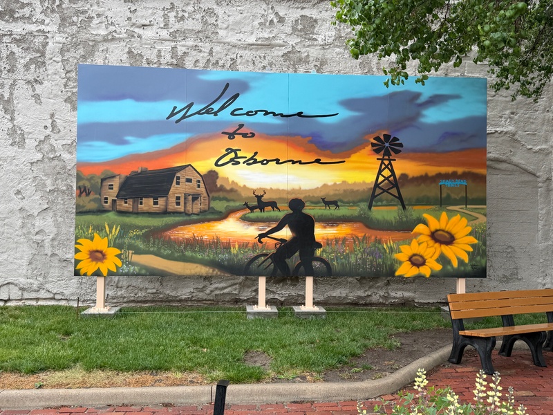 mural in Osborne by artist unknown.