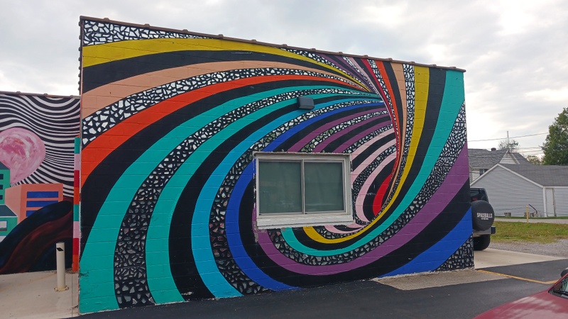 mural in Fort Wayne by artist America Carrillo.