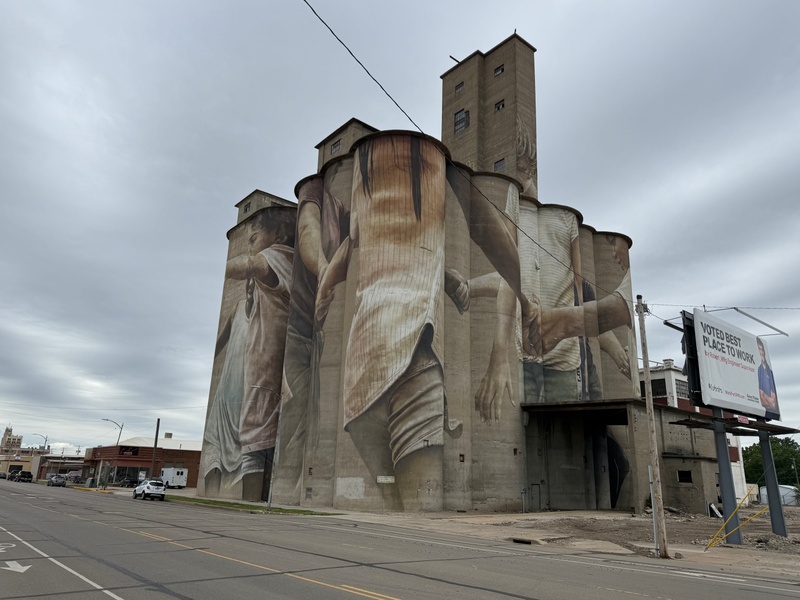 mural in Salina by artist unknown.