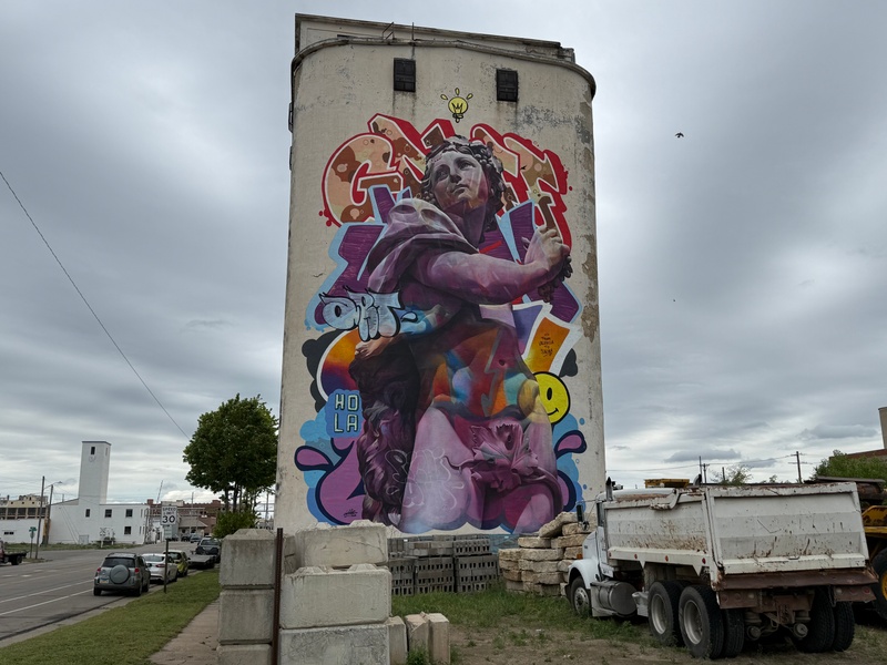 mural in Salina by artist unknown.