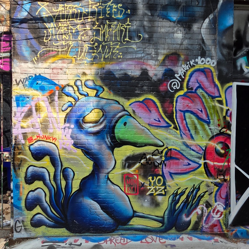 mural in Toronto by artist unknown.