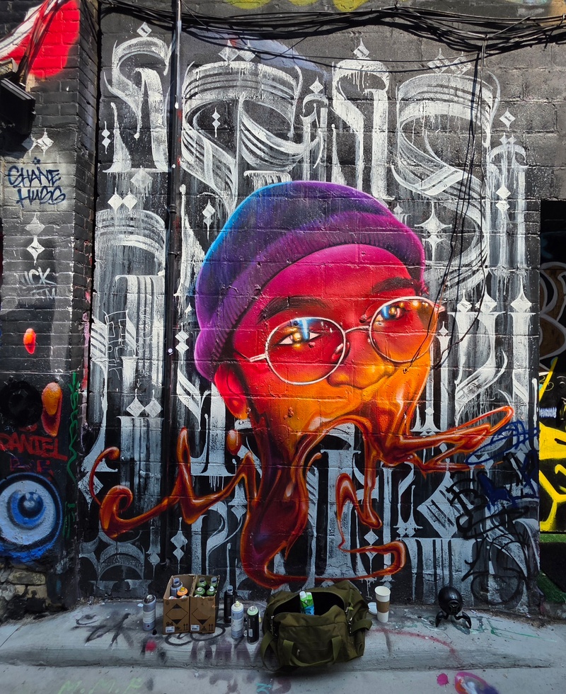 mural in Toronto by artist unknown.