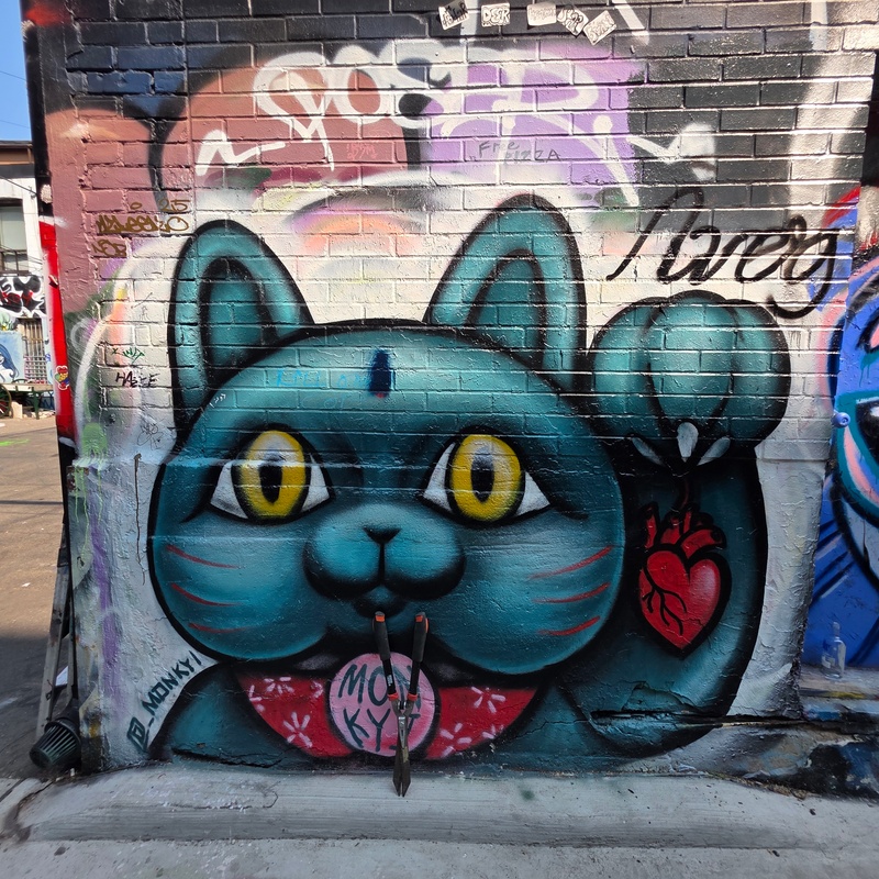 mural in Toronto by artist unknown.