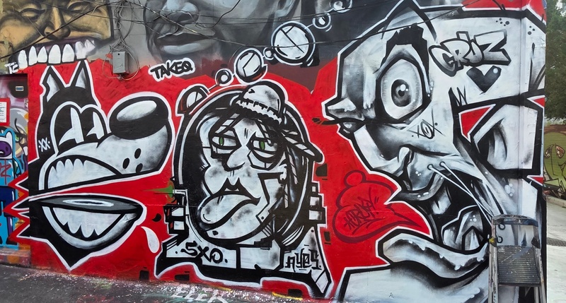 mural in Toronto by artist unknown.