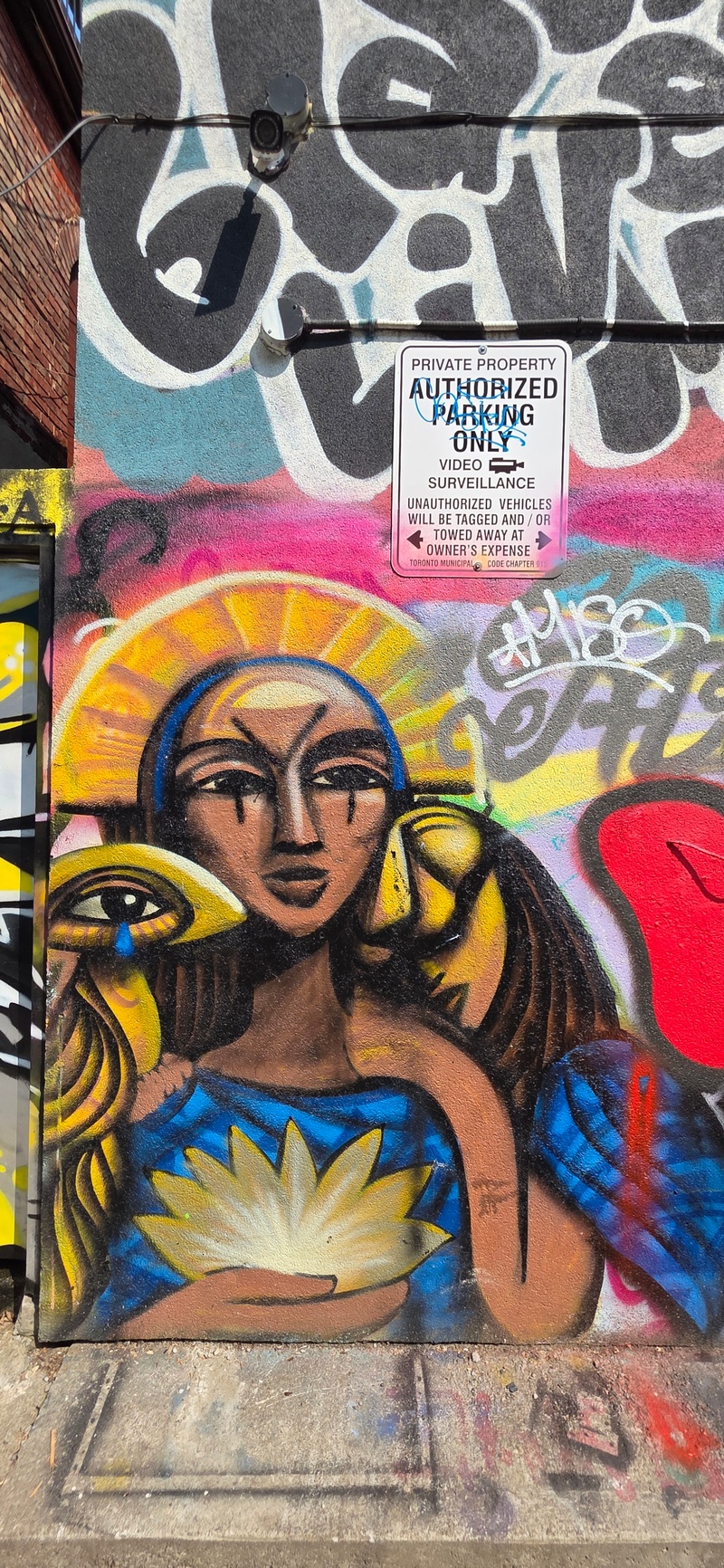 mural in Toronto by artist unknown.