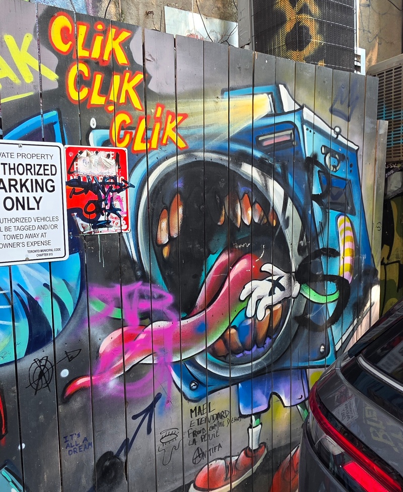 mural in Toronto by artist unknown.