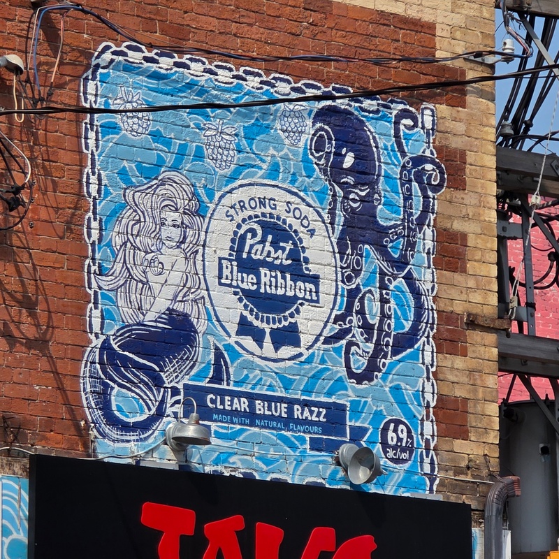 mural in Toronto by artist unknown.