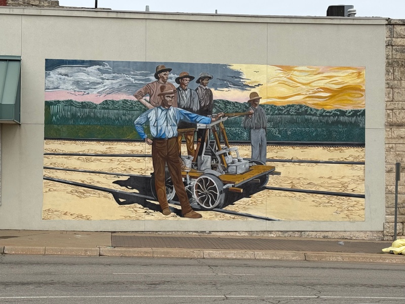 mural in Junction City by artist unknown.
