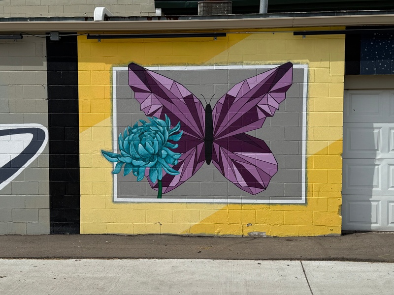 mural in Junction City by artist unknown.