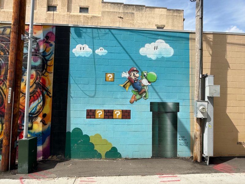 mural in Junction City by artist unknown.