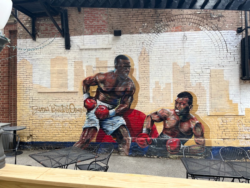 mural in Columbus by artist unknown.