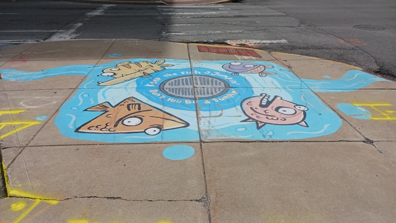 mural in Fort Wayne by artist Bryan Ballinger.