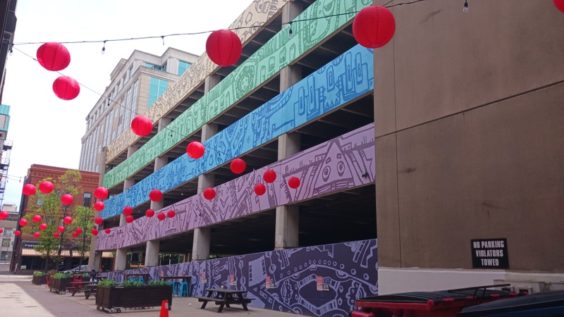 mural in Fort Wayne by artist Bryan Ballinger.