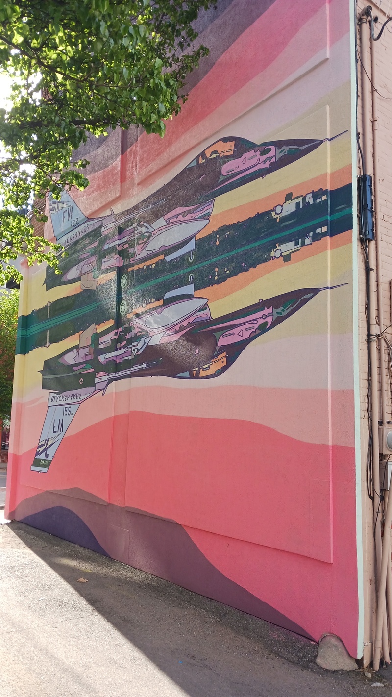 mural in Fort Wayne by artist Mitchell Egly.