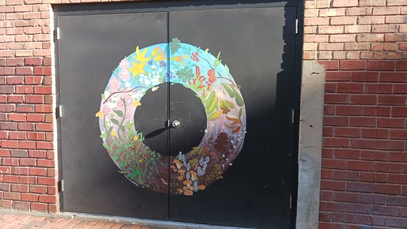 mural in Fort Wayne by artist unknown.
