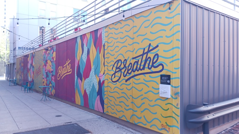 mural in Fort Wayne by artist Matt Plett.