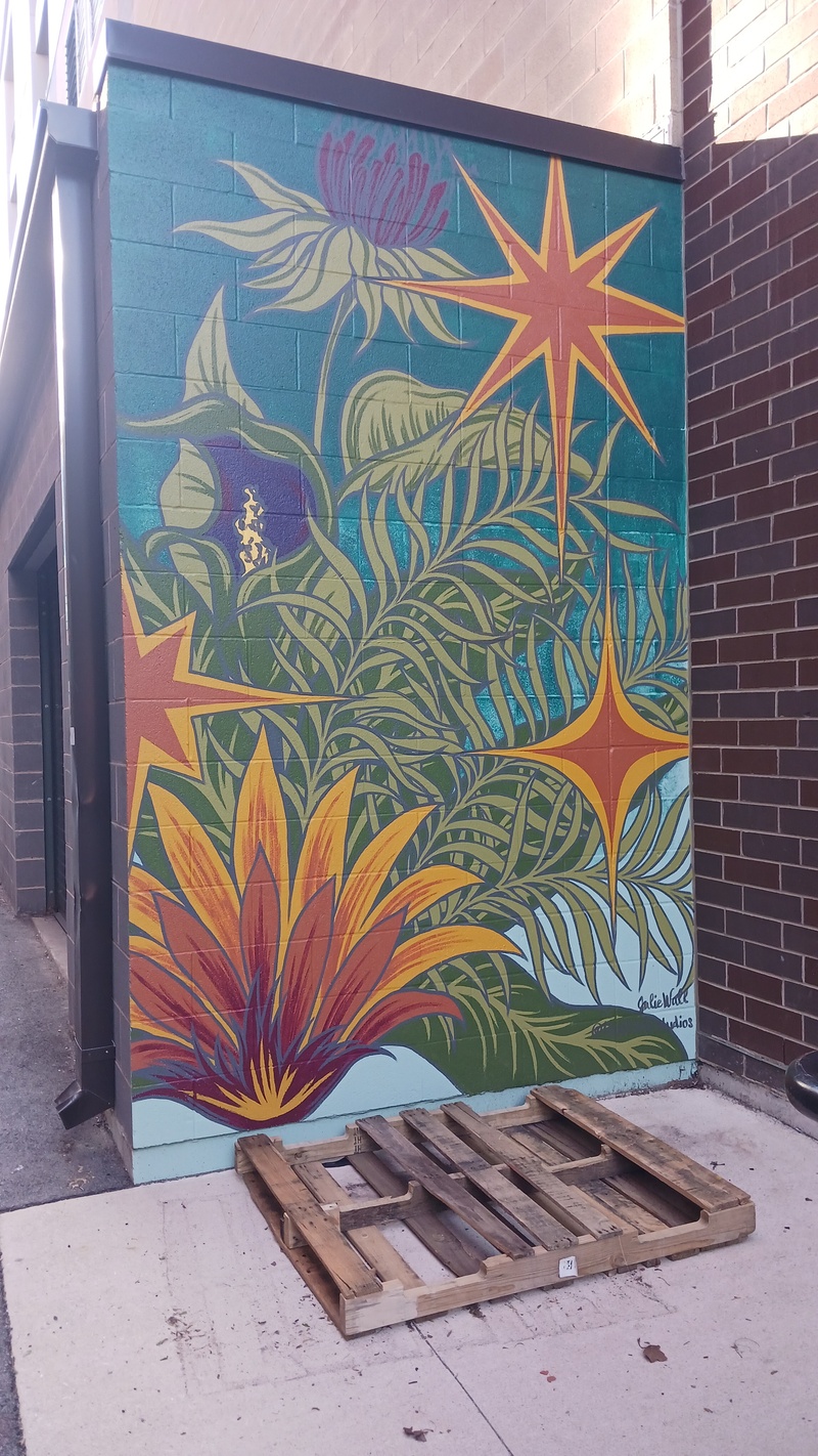 mural in Fort Wayne by artist Julie Wall.