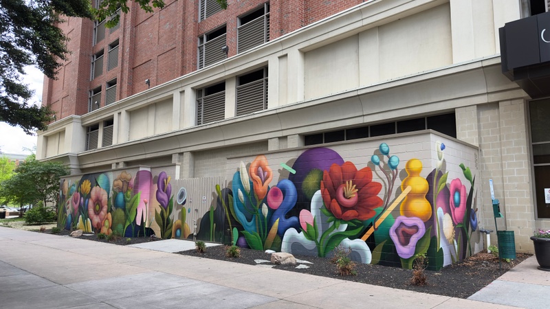 mural in Roanoke by artist unknown.
