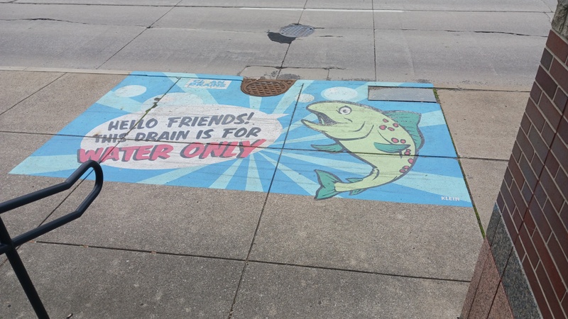 mural in Fort Wayne by artist John Klein.