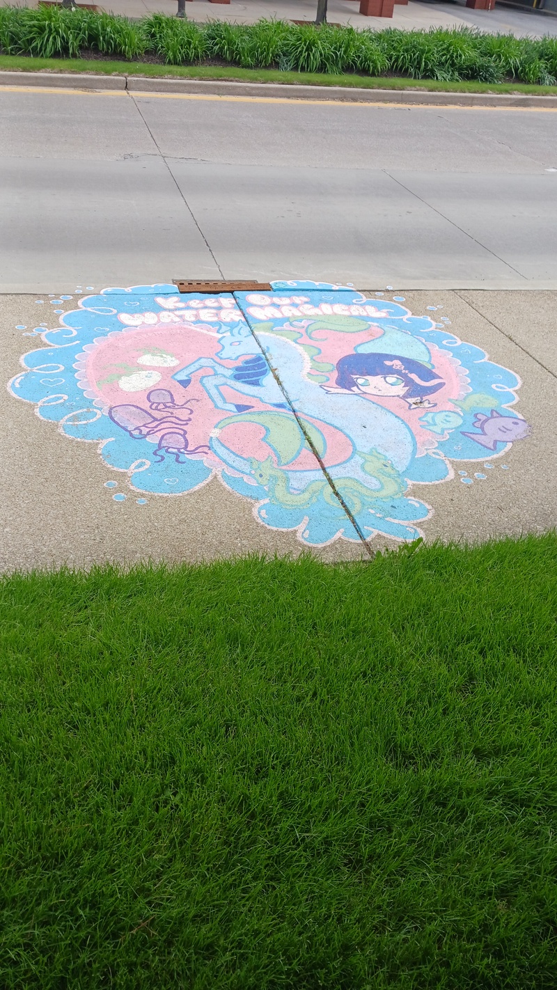 mural in Fort Wayne by artist Debbie Kuntz.