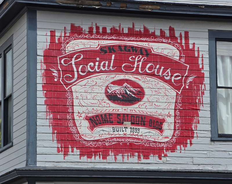 mural in Skagway by artist unknown.