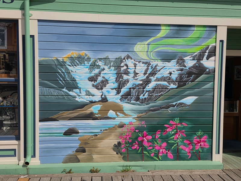 mural in Skagway by artist unknown.