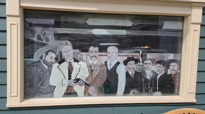 mural in Skagway by artist unknown.