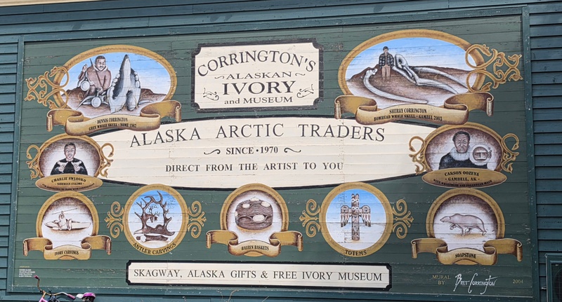 mural in Skagway by artist unknown.