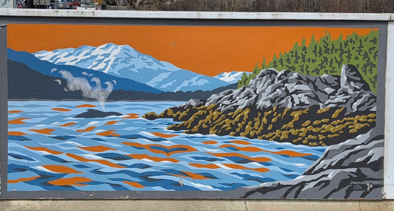 mural in Skagway by artist unknown.