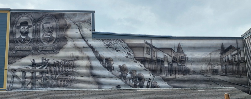 mural in Skagway by artist unknown.