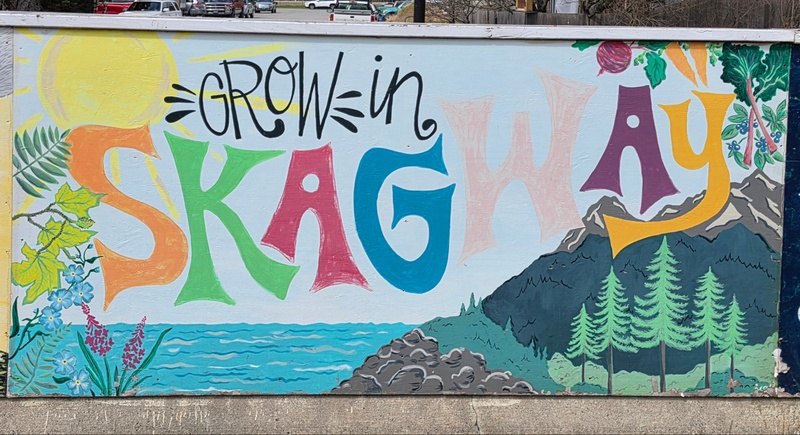 mural in Skagway by artist unknown.
